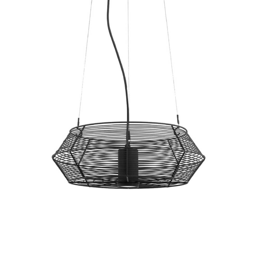 Εξωτερικό Κρεμαστό Φωτιστικό Orance LED GU10 12W 45cm Μαύρο VK/01118/PE/B/45