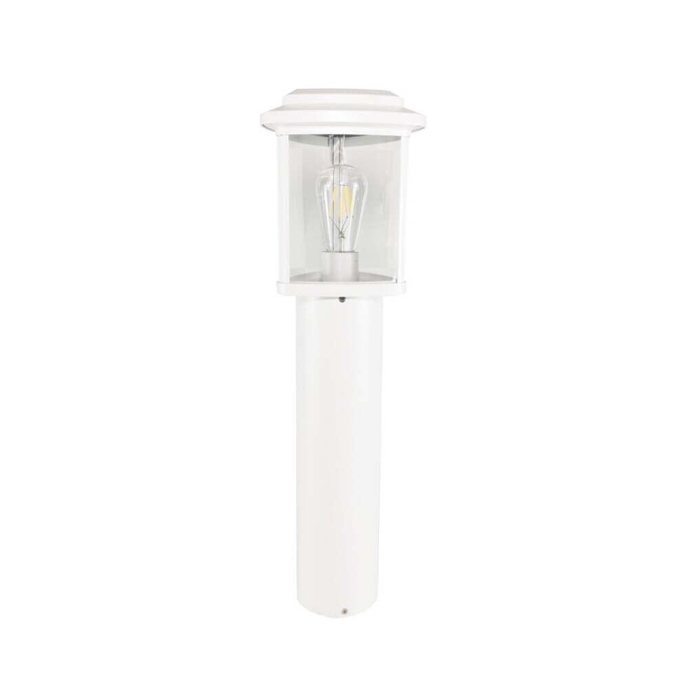 Φανάρι Δαπέδου Tes LED Ε27 20W 60cm Λευκό IP23 VK/03203/60/W