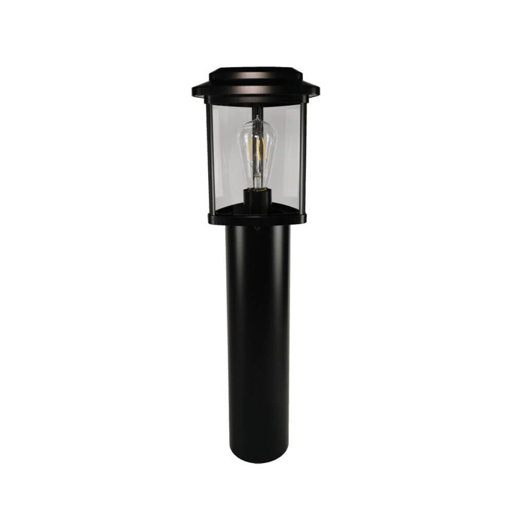 Φανάρι Δαπέδου Tes LED Ε27 20W 60cm Μαύρο IP23 VK/03203/60/B