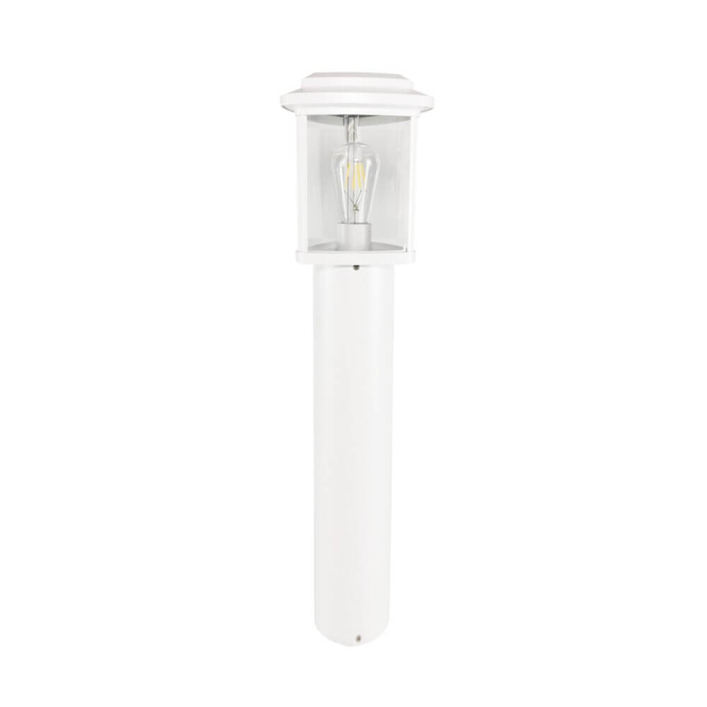 Φανάρι Δαπέδου Tes LED Ε27 20W 80cm Λευκό IP23 VK/03203/80/W
