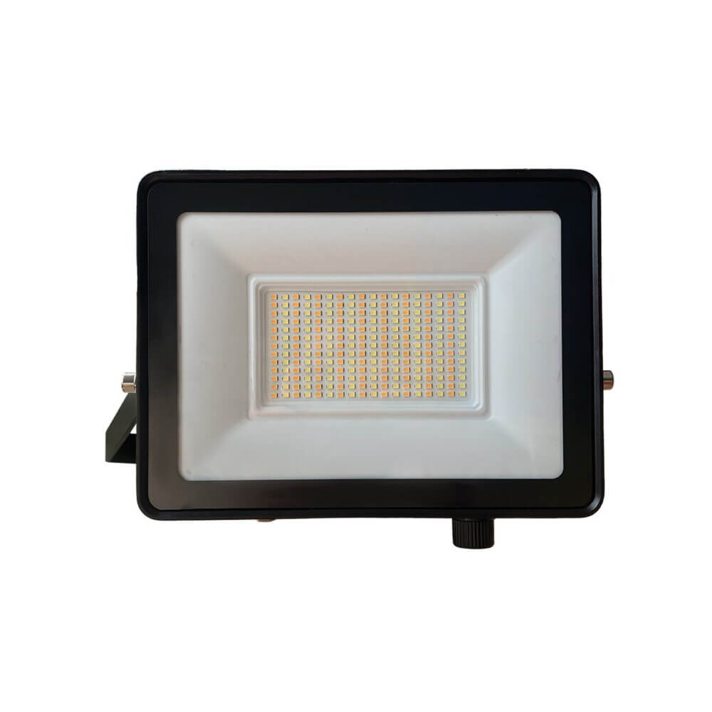 Προβολέας Artes LED 100W 3000/4500/6500K 25.5×19.5cm Μαύρο VK/02243/B/CCT