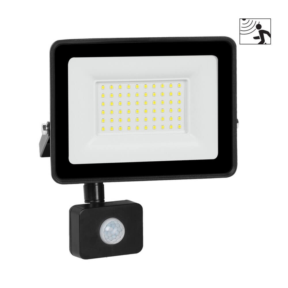 Προβολέας Artes LED 50W 6500K 20.5x21cm Μαύρο VK/02251/B/D/MS