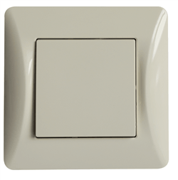 Μπουτόν Μονό 2M H-SERIES 230V 10A Ιβουάρ