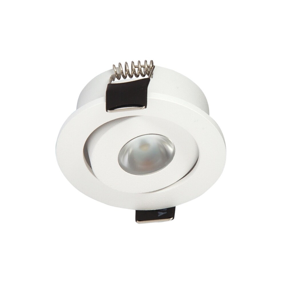 Χωνευτό Κινητό Σποτ Oro LED 3W 4000K 5.2cm Λευκό VK/04126/W/C