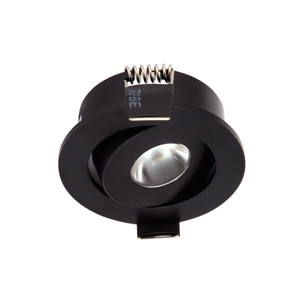 Χωνευτό Κινητό Σποτ Oro LED 3W 4000K 5.2cm Μαύρο VK/04126/B/C