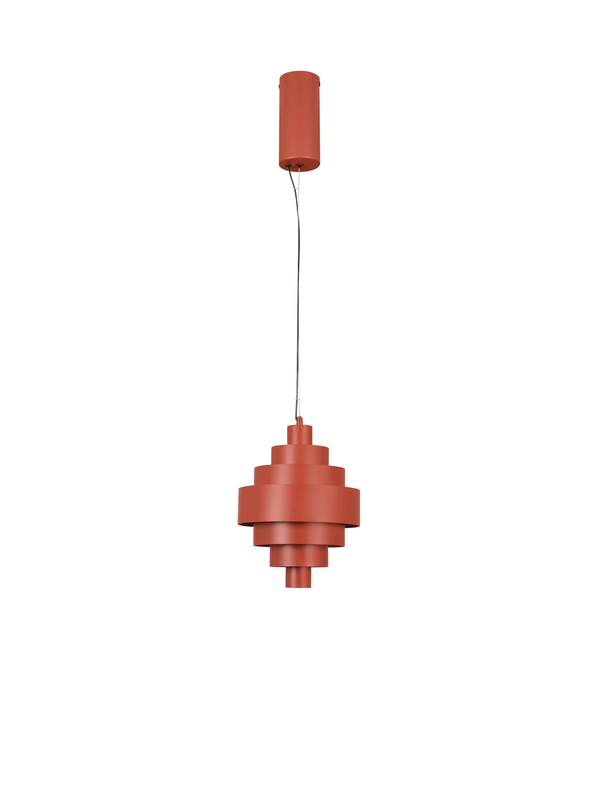 Κρεμαστό Μονόφωτο MINDY LED 35W 3000K Δ:24cm Κόκκινο