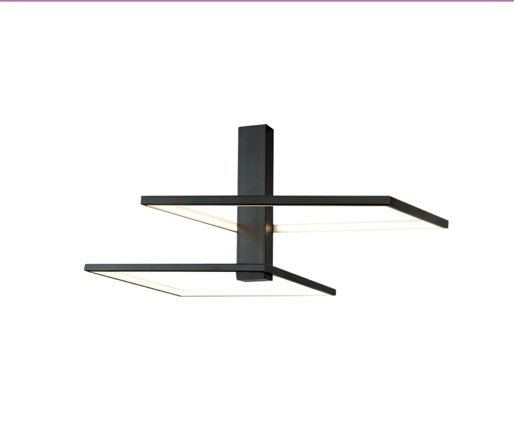 Φωτιστικό Οροφής LED 48W 3000K Y:25cm Αλουμινένιο