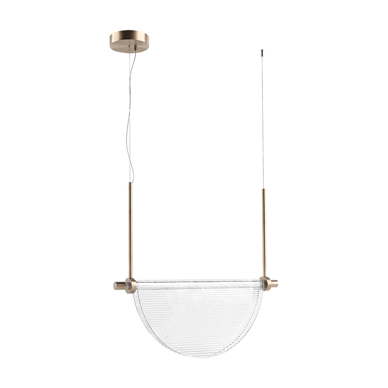 Κρεμαστό Φωτιστικό VERSA LED 13W 2700/3000K Triac 60cm σε Διάφανο Γυαλί