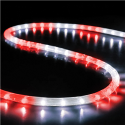 Φωτοσωλήνα CANDY CANE Jolylight LED 36L/m Κόκκινο/Λευκό Φως 10m Διάφανο
