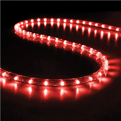 Φωτοσωλήνα Μονοκάναλη Jolylight LED 36L/m Κόκκινο Φως 50m Διάφανο με 2 Καλώδια