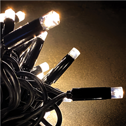 Λαμπάκια Jolylight LED 100L 7.2W Θερμό 11.5m Μαύρο Καουτσούκ