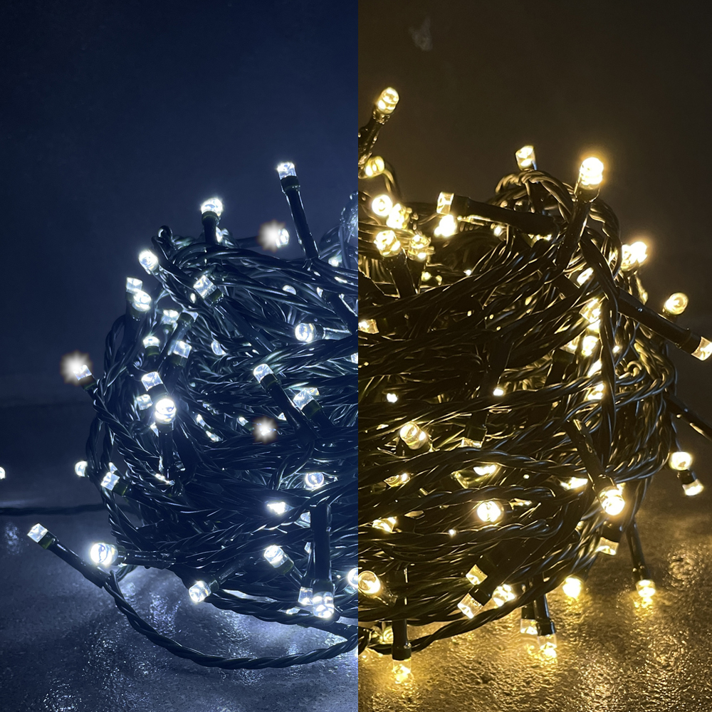 Λαμπάκια Jolylight LED 300L 3.6W Ψυχρό/Θερμό 33m Πράσινο με Κοντρόλ