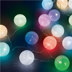 Μπάλες Jolylight LED 20L Ψυχρό Φως Μπαταρίας 3m “HAPPY”