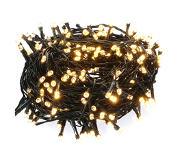 Λαμπάκια Jolylight LED 300L 7.2W Θερμό 33m Πράσινο με 30L Flash