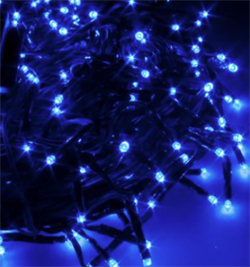 Λαμπάκια Jolylight LED 300L 7.2W Μπλε Φως 18m Πράσινο