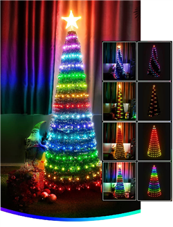 Smart Δέντρο Jolylight LED 195L & Αστέρι 10L RGB