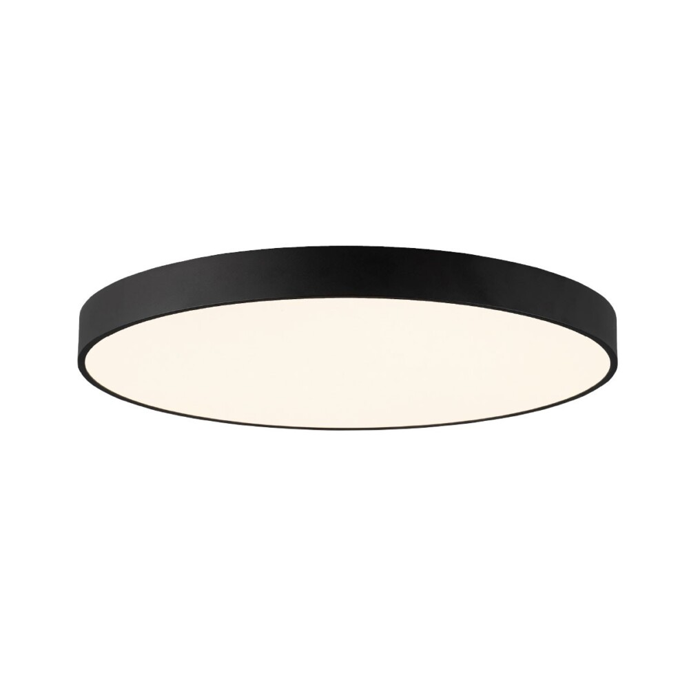 Φωτιστικό Οροφής Eleso LED 92W 3000K Δ:80cm Μαύρο VK/04565/CE/B/W/80