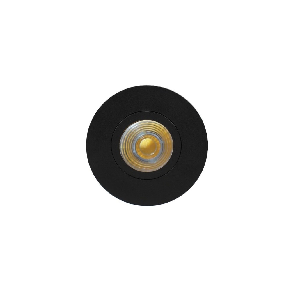 Σποτ Χωνευτό Κινητό Celeno GU5.3 ΜΑΧ 12W Δ:8.5cm Στρογγυλό Μαύρο