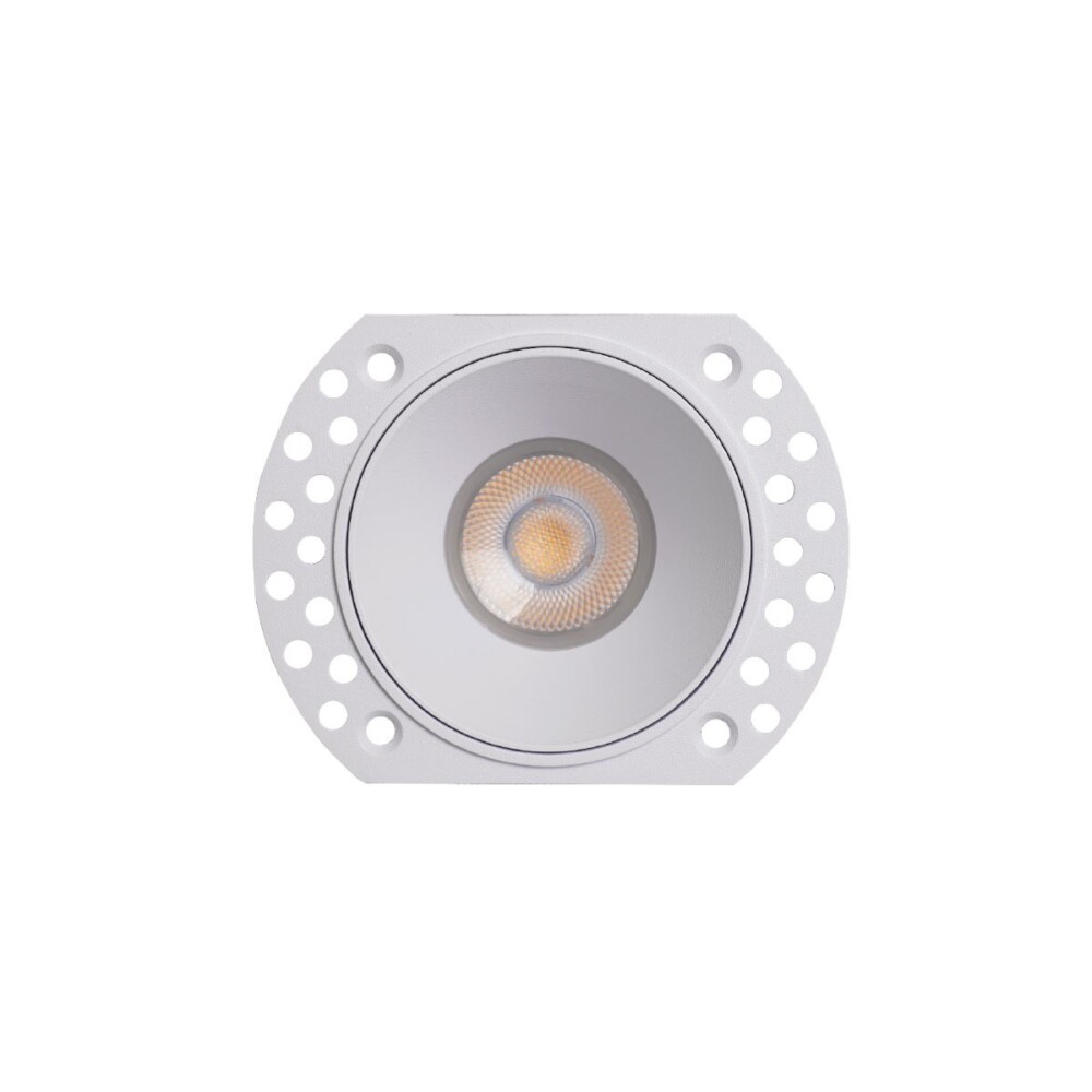 Σποτ Χωνευτό Σταθερό Hudi GU5.3 ΜΑΧ 12W Δ:10.6cm Trimless Λευκό