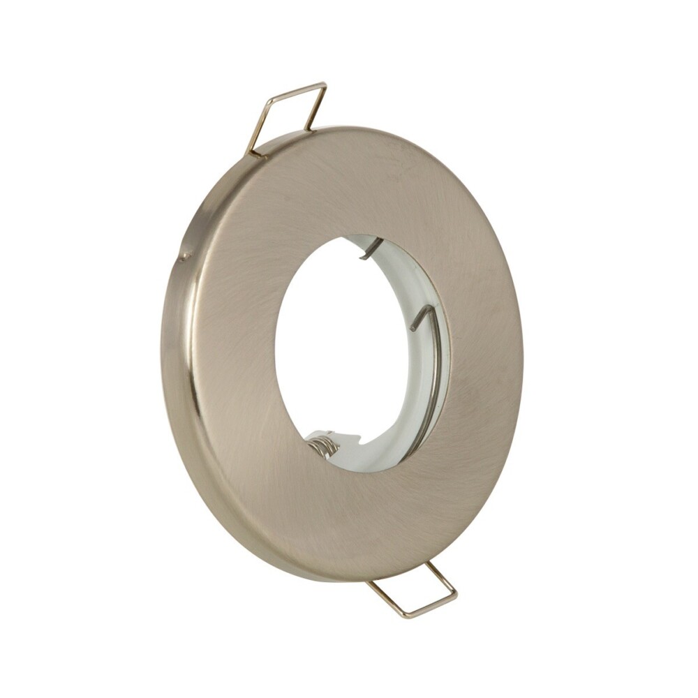 Σποτ Χωνευτό Σταθερό Woof GU5.3 ΜΑΧ 12W Δ:8.5cm Στρογγυλό Νίκελ