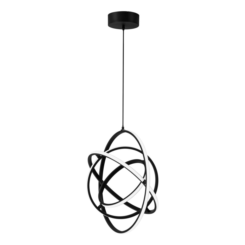 Κρεμαστό Φωτιστικό Retornio LED 50W 3000K Δ:58cm Μαύρο