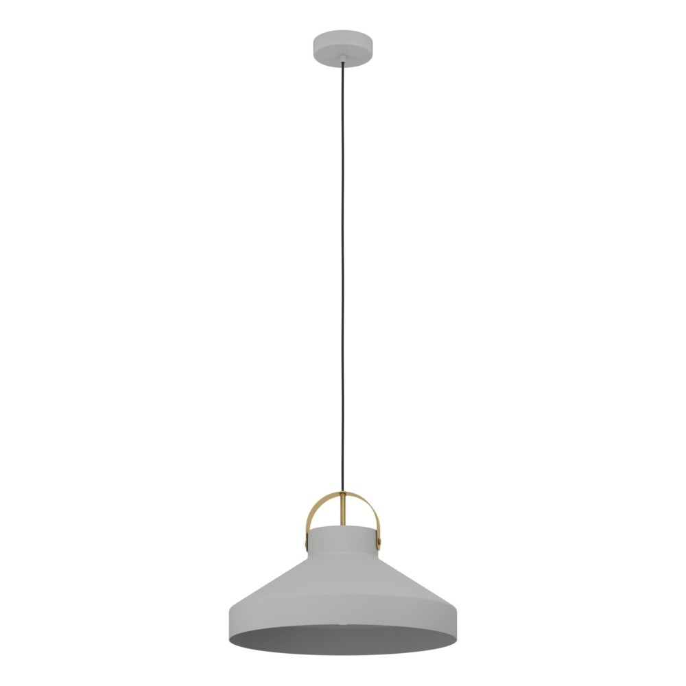 Κρεμαστό Μονόφωτο Estepona E27 40W Δ:42cm Γκρι