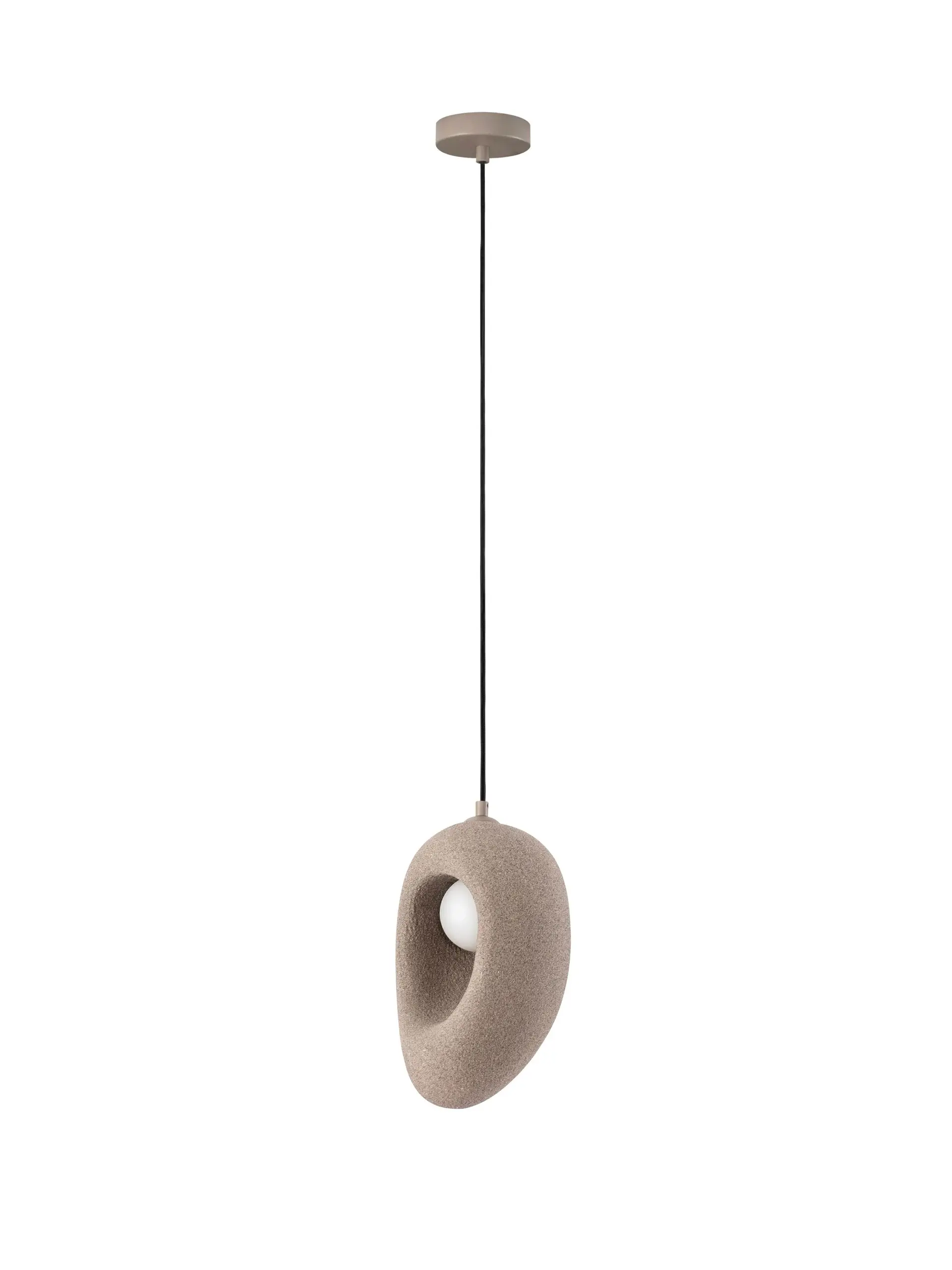 Κρεμαστό Μονόφωτο Tempus G9 5W Μ:20cm Καφέ