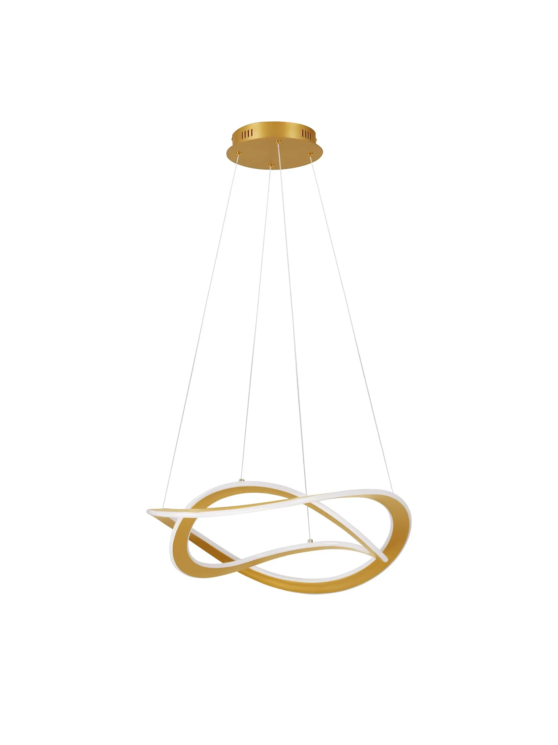 Κρεμαστό Φωτιστικό Celestia LED 87W 3000K Δ:60cm Χρυσό