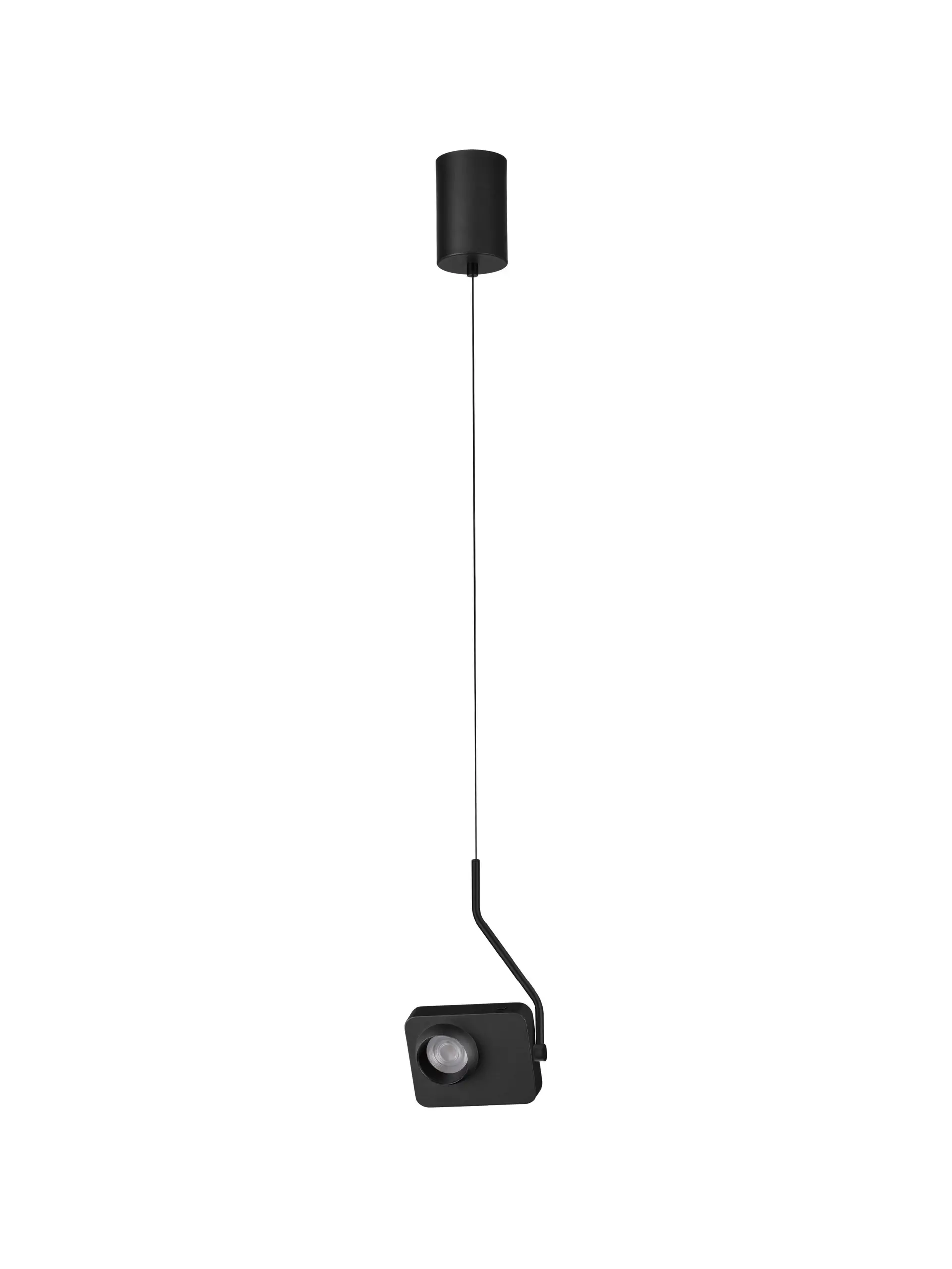 Κρεμαστό Φωτιστικό Γραφείου Kedros LED 9W 3000K Δ:14cm Μαύρο